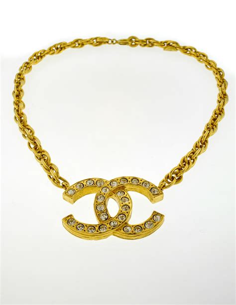 chanel necklace statementr|vintage chanel necklace.